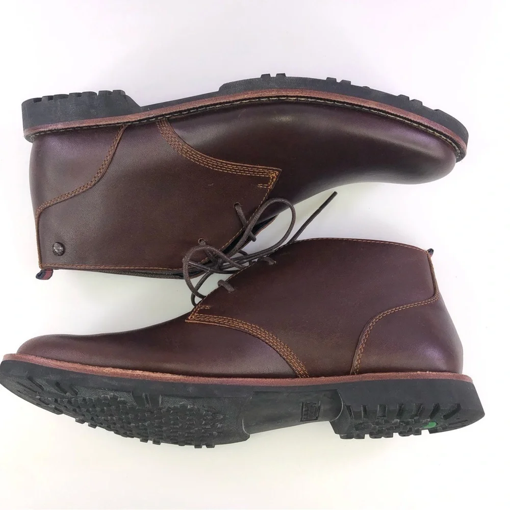 TIMBERLAND Men’s Chukka Ankle Boots Sz 7 Richdale Leather Lace Up A1 TYN